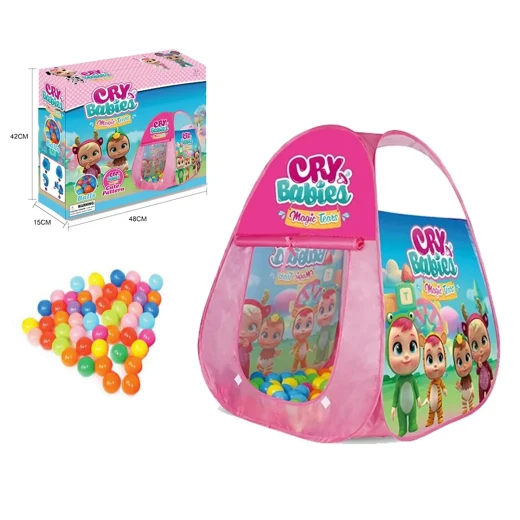 Cry Babies Magic Tears Tent Includes 50 Balls  48 * 15 * 42 cm - Cry Babies - Image 3