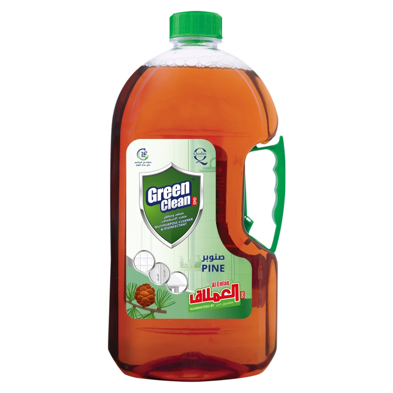 Al Emlaq Green Clean Disinfectant antiseptic Brown, 2liter - Green Clean