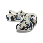 Crocs Unisex Crocs Classic Geo Camo Clog White Multi 45-46 - Crocs