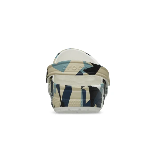 Crocs Unisex Crocs Classic Geo Camo Clog White Multi 45-46 - Crocs - Image 4