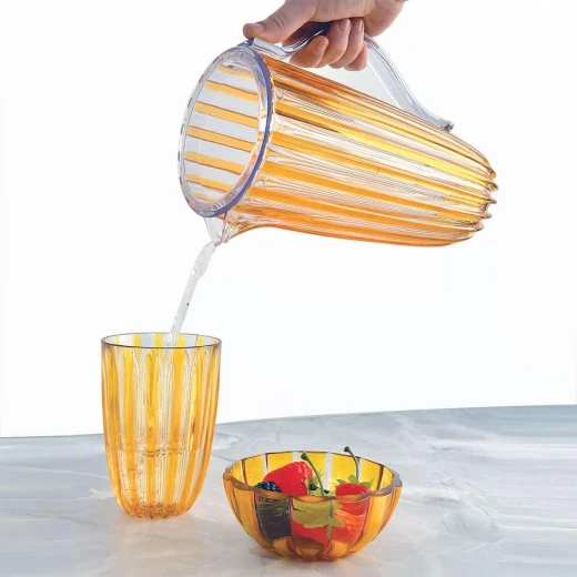 Guzzini Dolcevita Pitcher 1.75 Liter With Lid Yellow Dishwasher safe BPA-free - Guzzini - Image 2