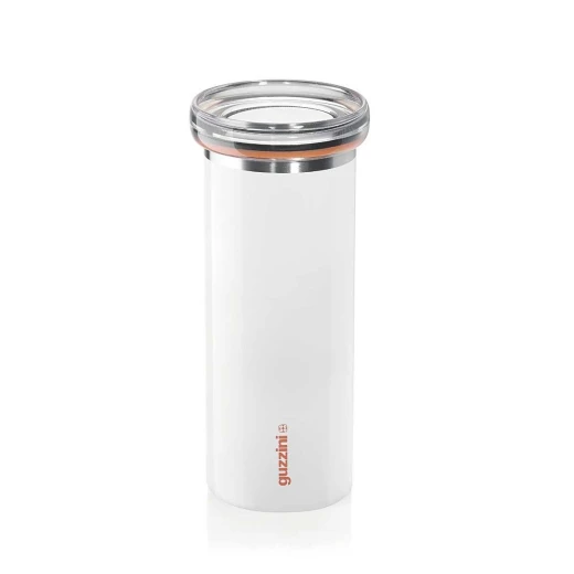 Guzzini Energy Thermal Travel Mug With Pressure Lid 350ml Unbreakable Plastic Plug White Guzzini Energy Thermal Travel Mug With Pressure Lid 350ml Unbreakable Plastic Plug White