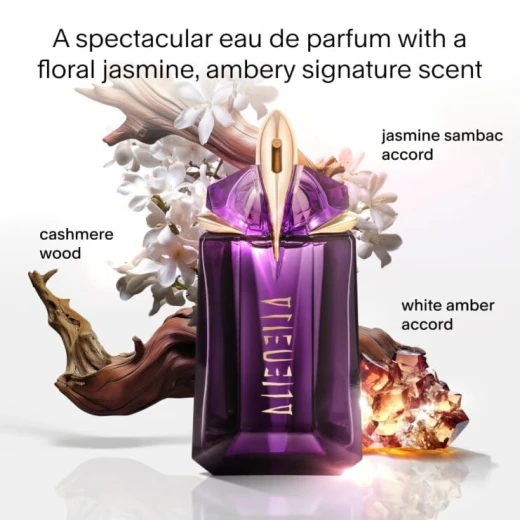 Mugler Alien Eau de Parfum Women's Perfume Floral & Woody With Jasmine, Wood, and Amber Long Lasting Fragrance 60ml - MUGLER - Image 2