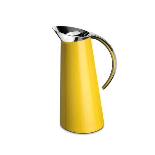 Bugatti Glamour Thermos Carafe Yellow 1100 ml ABS, Double wall vacuum hard glass liner Bugatti Glamour Thermos Carafe Yellow 1100 ml ABS, Double wall vacuum hard glass liner