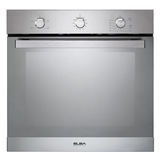 ELBA Gas Oven Built-in, 60Cm, 8 Functions, Stainless Stell ELBA Gas Oven Built-in, 60Cm, 8 Functions, Stainless Stell