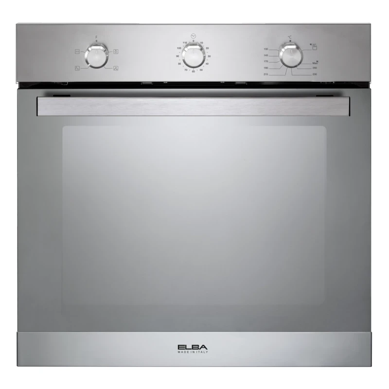 ELBA Gas Oven Built-in, 60Cm, 8 Functions, Stainless Stell - ELBA