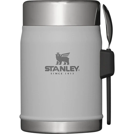Stanley Classic Legendary Food Jar 0.4L + Spork Hammertone Ash Stanley Classic Legendary Food Jar 0.4L + Spork Hammertone Ash
