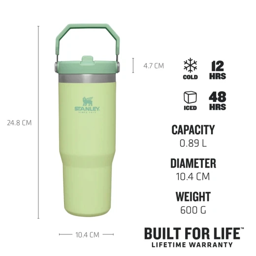 Stanley IceFlow Flip Thermal Bottle 0.89l Green - Stanley - Image 3