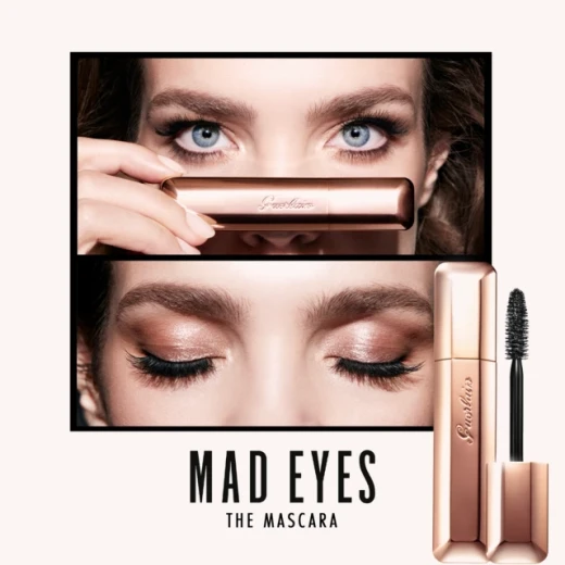 Guerlain Mad Eyes Black Mascara Volumizing Lash Enhancer Soft Fiber Brush 24 Hour Wear Makeup - Guerlain - Image 3