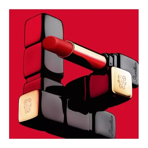 Guerlain Kisskiss Tender Matte Lipstick - # 775 Kiss Rouge 2.8g - Guerlain - Image 3