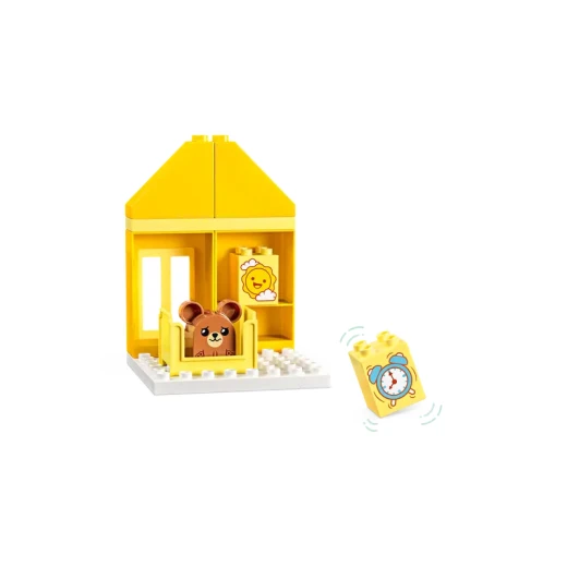 ليغو DUPLO لعبتي الأولى عن الروتين اليومي: الأكل ووقت النوم، لعبة تمثيل اجتماعي وعاطفي، ألعاب حيوانات، هدية للأطفال في مرحلة ما قبل المدرسة من عمر 18 شهرًا فما فوق، تساعد الأطفال الصغار على استكشاف المشاعر، 10414 - ليجو - Image 5