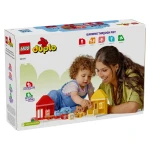 ليغو DUPLO لعبتي الأولى عن الروتين اليومي: الأكل ووقت النوم، لعبة تمثيل اجتماعي وعاطفي، ألعاب حيوانات، هدية للأطفال في مرحلة ما قبل المدرسة من عمر 18 شهرًا فما فوق، تساعد الأطفال الصغار على استكشاف المشاعر، 10414 - ليجو