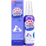 Petry Oral Spray, Teeth Cleaning Spray for Dogs & Cats, Pets Dental Care Bad Breath Treatment, Dog Oral Spray, Teeth Cleaning Spray, Dog and Cat Natural Breath Freshener 30 Ml - Pets