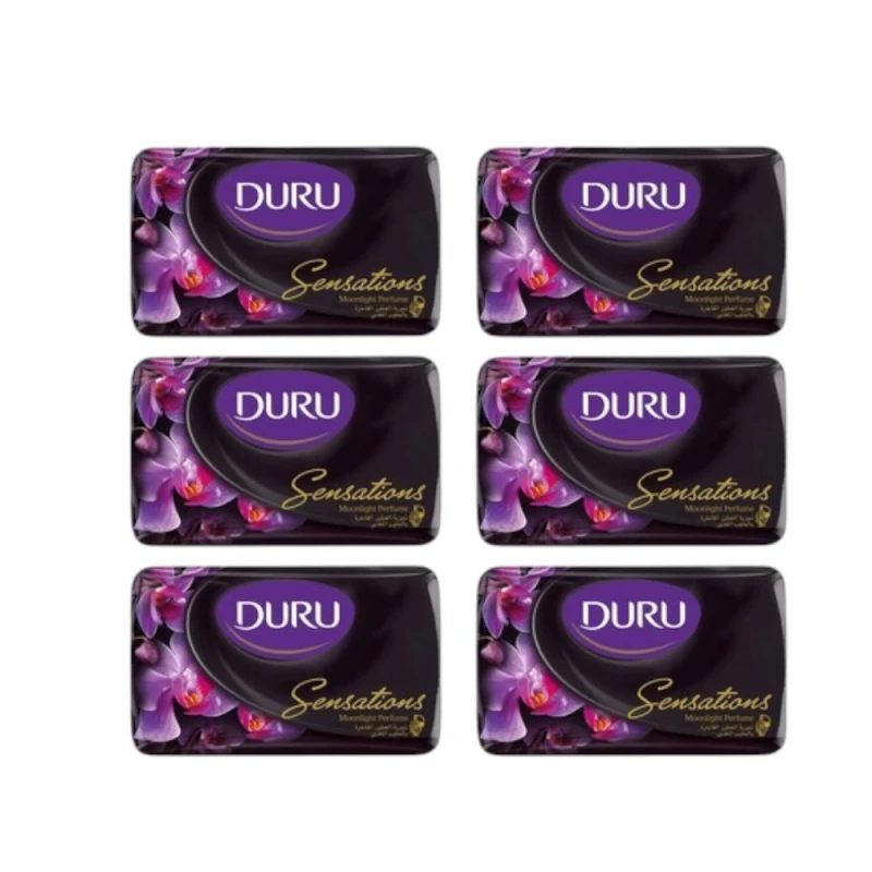صابون عطر سينسيشنز مونلايت 120 غرام × عبوة من 6 قطع من دورو - دورو