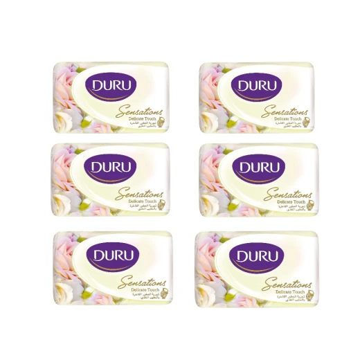 Duru Sens Soap Delicate Touch 120g x 6 Bars Gentle, Refreshing Scent for Soft, Smooth Skin Duru Sens Soap Delicate Touch 120g x 6 Bars Gentle, Refreshing Scent for Soft, Smooth Skin