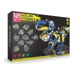 The Source - Construct & Create 12 In 1 Solar Hydraulic Construction Kit - DIY STEM Project Kit Set- Age 8+  - The Source
