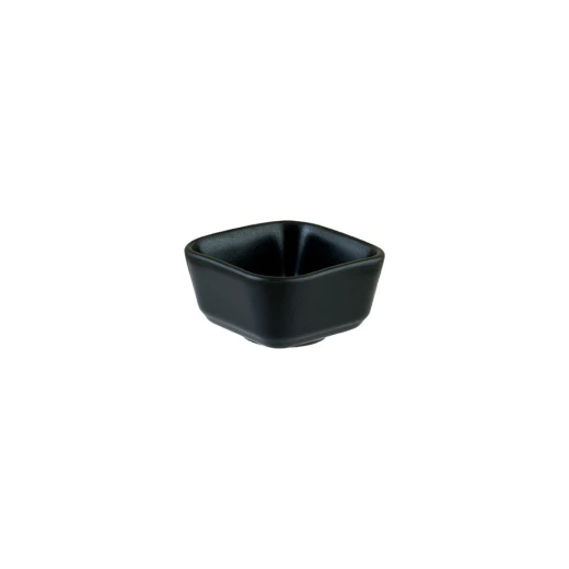 Bonna Notte Deep Square Dish 90mm Vitrified Porcelain, Scratch Resistant, 250ml Capacity Durable & Elegant Black Tableware Bonna Notte Deep Square Dish 90mm Vitrified Porcelain, Scratch Resistant, 250ml Capacity Durable & Elegant Black Tableware
