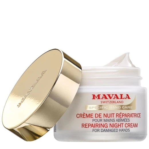 Mavala Repairing Night Cream for Damaged Hands - 70 ml A rich night cream that helps repair and restore damaged and dry hands while you sleep, leaving them soft and rejuvenated in the morning - Mavala Mavadry - Image 2