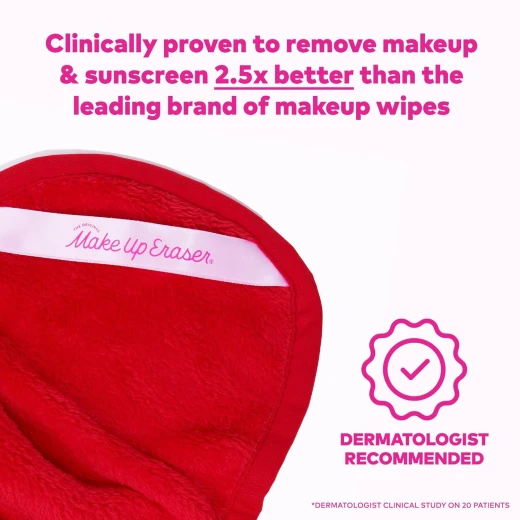 Makeup Eraser Travel Size Reusable Makeup Remover Wipes for Sensitive Skin 3 Count Removes All Makeup - MakeUp Eraser - Image 2