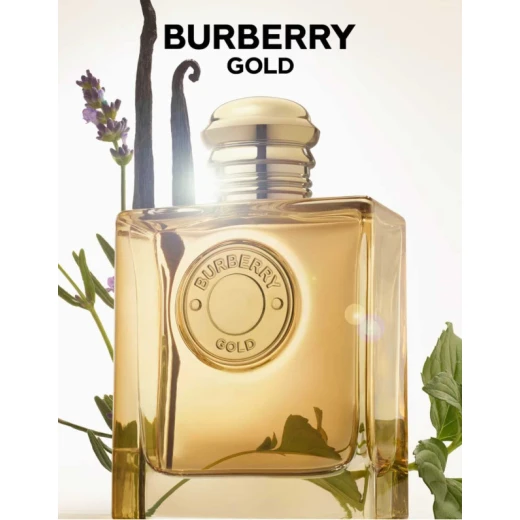 عطر بربري جولد إنتنس للنساء 100 مل عطر فاخر بالفانيليا والعنبر للسهرات - بيربيري - Image 3