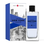 عطر سيتي كوليكشن نيويورك أو دو بارفان، 3.4 أونصة (100 مل)، مكونات من توت العرعر والخشب وخشب الأرز، عطر رجالي، يدوم طويلاً، عطر يومي، حجم مناسب للسفر من بريت أ بورتر - بريت أ بورتر