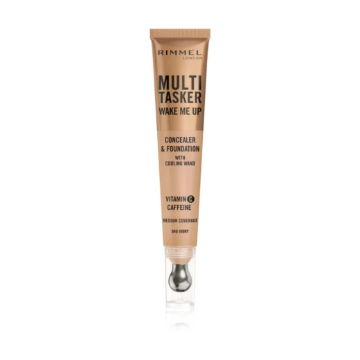 Rimmel London Wake Me Up 2in1 Concealer & Foundation: Brightening Makeup for Tired Skin with Cooling Applicator, Choose Your Shade Rimmel London Wake Me Up 2in1 Concealer & Foundation: Brightening Makeup for Tired Skin with Cooling Applicator, Choose Your Shade