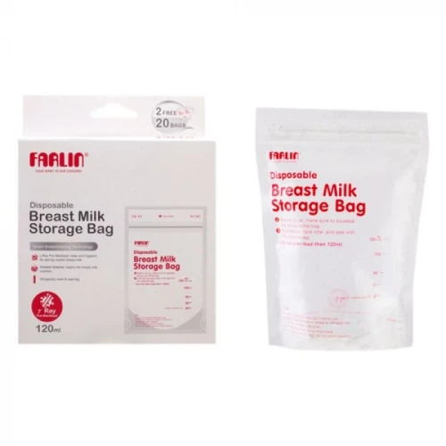 Farlin, Milk Storage Bag, 120 Ml, 22 pcs - Farlin - Image 4