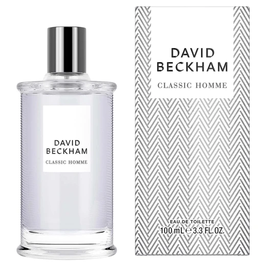 David Beckham Classic Homme Eau de Toilette for Men 100ml Sophisticated Woody Aromatic Fragrance with Grapefruit, Leather & Cashmere Wood David Beckham Classic Homme Eau de Toilette for Men 100ml Sophisticated Woody Aromatic Fragrance with Grapefruit, Leather & Cashmere Wood