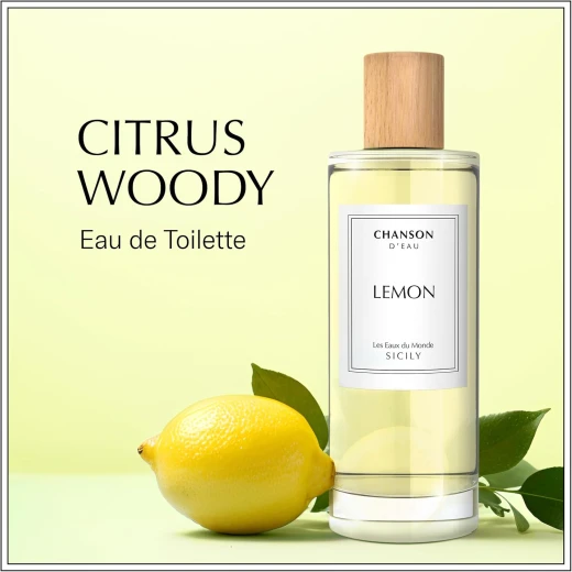 CHANSON D'EAU Les Eaux du Monde Lemon Eau de Toilette 100ml Refreshing Citrus Fragrance for Women - CHANSON D'EAU - Image 4