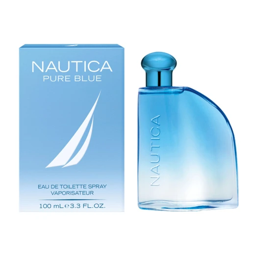 Nautica Men's Pure Blue Eau de Toilette Spray 3.3 oz Fresh Citrus, Eucalyptus, Sandalwood & Amber Fragrance Nautica Men's Pure Blue Eau de Toilette Spray 3.3 oz Fresh Citrus, Eucalyptus, Sandalwood & Amber Fragrance