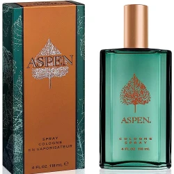 كوتي آسبن كولونيا سبراي للرجال 4.0 أوقية عطر منعش في الهواء الطلق عطر كلاسيكي