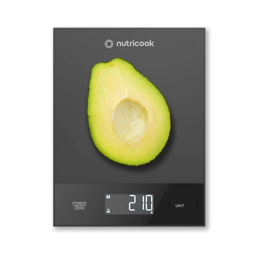 Nutricook Food Scale, 11 lb Digital Kitchen Scale, Weight in Grams and Ounces (1g Precise) for Baking, Cooking, Nutrition and Meal Prep, Tare Function Nutricook Food Scale, 11 lb Digital Kitchen Scale, Weight in Grams and Ounces (1g Precise) for Baking, Cooking, Nutrition and Meal Prep, Tare Function