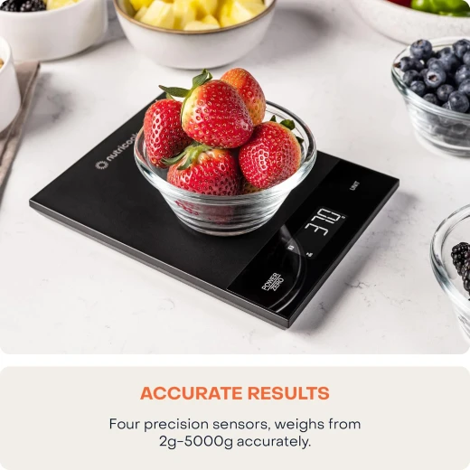 Nutricook Food Scale, 11 lb Digital Kitchen Scale, Weight in Grams and Ounces (1g Precise) for Baking, Cooking, Nutrition and Meal Prep, Tare Function - Nutricook - Image 2