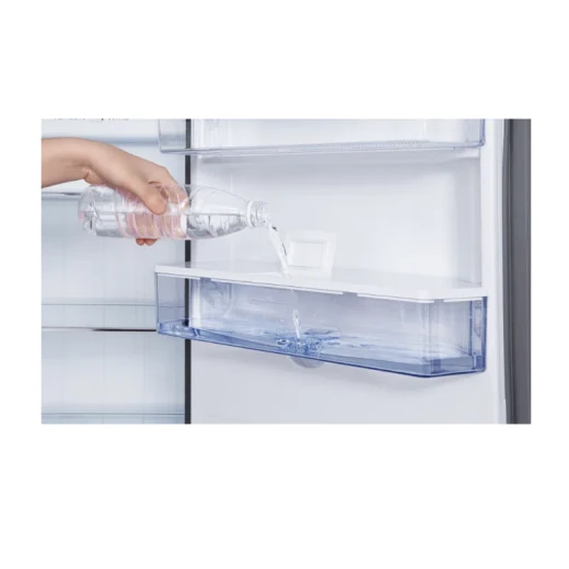 ثلاجة TCL جانبية (Side-by-Side) موديل P790SBSGL، سعة 790 لتر، تقنية No Frost، موزع مياه، تقنية Twin Eco Inverter، تبريد وتجميد سريع، شاشة LED، لون فضي – ضمان لمدة سنتين - تي سي ال - Image 2
