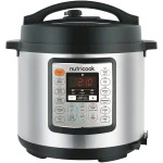 Nutricook Smart Pot Eko 1000 Watts - 9 in 1 Instant Programmable Electric Pressure Cooker, 6 Liters, NC-SPEK6 1Years Warranty - Nutricook