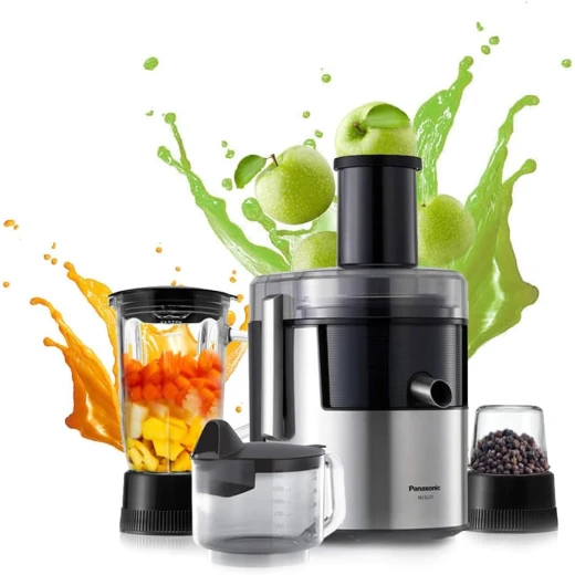 Panasonic 3-In-1 Juicer Extractor/ Blender/ Grinder, 800W, Mj-Dj31, With Durable Metal Spinner, Glass Blender Jug And Mill, 1Year Warranty - Panasonic - Image 15