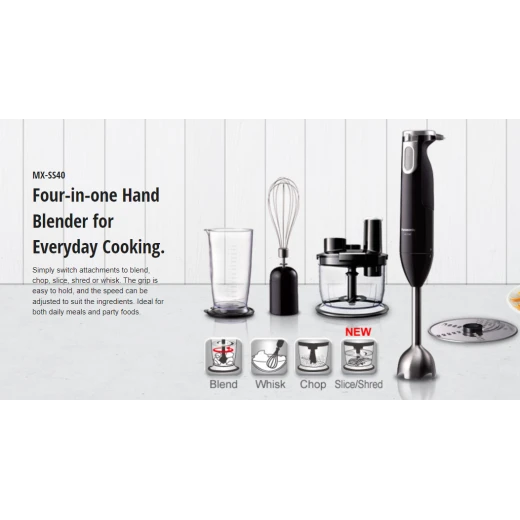 Panasonic MX-SS40BTZ Hand Blender, 4 in 1, 600 Watts - Panasonic - Image 4