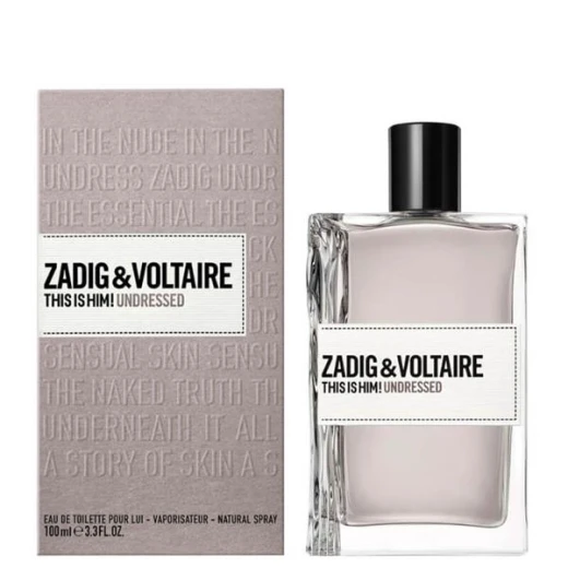Zadig & Voltaire This Is Him! Undressed for Men Eau de Toilette Spray 3.4 oz 100 ml Citrus, Woody, Fresh Scent 2023 New Fragrance Zadig & Voltaire This Is Him! Undressed for Men Eau de Toilette Spray 3.4 oz 100 ml Citrus, Woody, Fresh Scent 2023 New Fragrance
