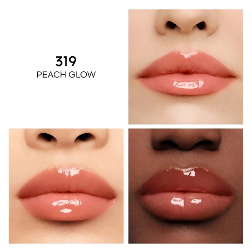 Guerlain KissKiss Bee Glow Oil Colour Reviving Lip Plumping Oil 319 Peach Glow 9,5 ml - Guerlain - Image 4