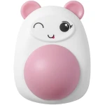 Catnip Wall Balls for Cats, Cartoon Little Bear Shape Catnip Ball Toys Interactive Cat Snack Natural Healthy Kitten Chew Toys Rotatable Indoor Cat Toy for Cat Teeth Cleaning Biting in pink - Pets