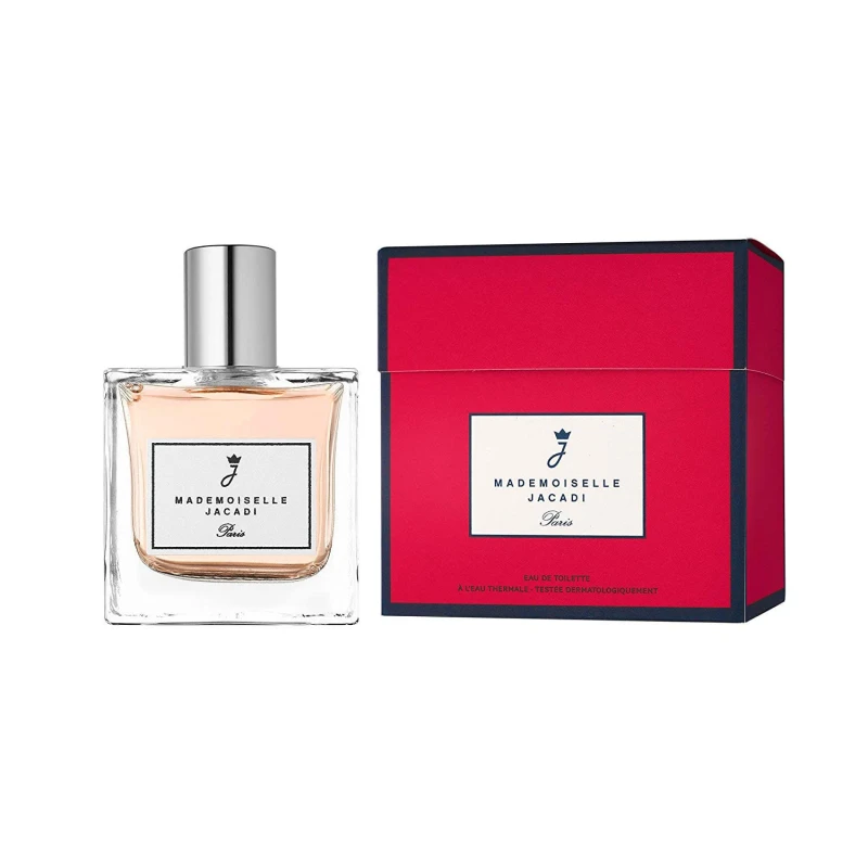 عطر مدموازيل أو دو تواليت للفتيات عطر فرنسي أنيق برائحة الماندرين والفانيليا والخوخ والياسمين 100 مل من جاكادي - جاكادي
