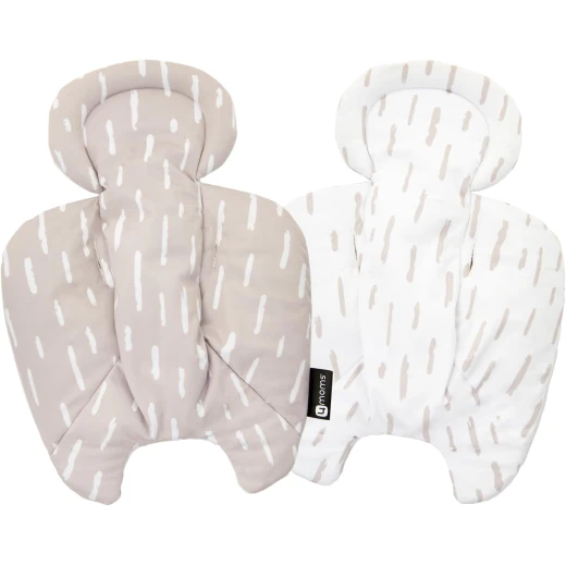 4moms RockaRoo and MamaRoo Infant Insert, Machine Washable, Soft, Plush Fabric, Reversible Design, Sand - 4moms - Image 3