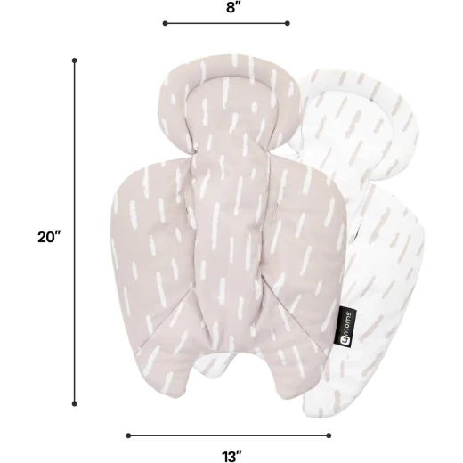 4moms RockaRoo and MamaRoo Infant Insert, Machine Washable, Soft, Plush Fabric, Reversible Design, Sand - 4moms - Image 2