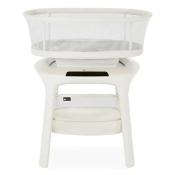 4moms MamaRoo Sleep Bassinet, Baby Bedside Bassinet, Supports Baby’s Sleep with Adjustable Features – 5 Motions, 5 Speeds, 4 Soothing Sounds and 2 Heights