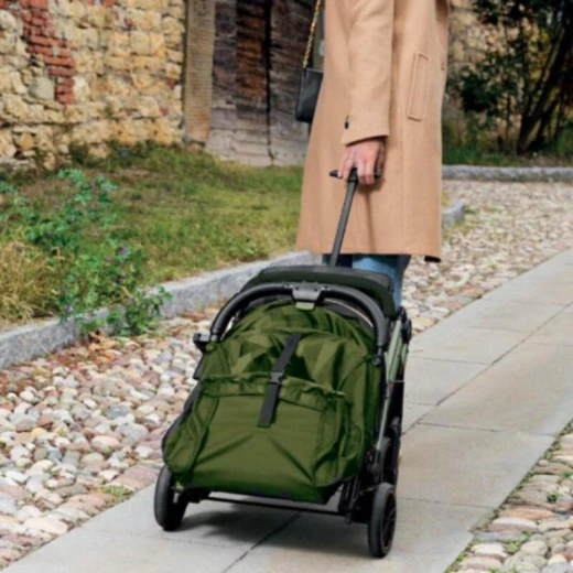Cam Compass Stroller 194 - Baby Stroller Green, From 0 To 4 Years, Aluminium Frame, 5-Point Safety Harness, Super Compact Folding, Umbrella Stroller, Lightweight And Compact Stroller ART832-194 - Cam - Image 6