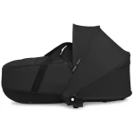 Babyzen STOKKE YOYO³ Bassinet Shell Black Lightweight Carrycot for YOYO Connect Breathable Double Mattress Portable & Easy to Clip On - Babyzen