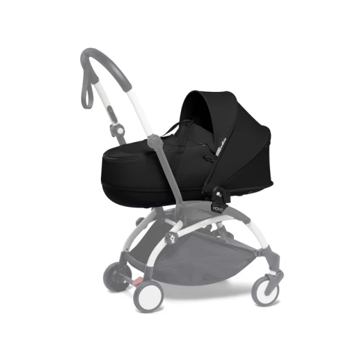 Babyzen STOKKE YOYO³ Bassinet Shell Black Lightweight Carrycot for YOYO Connect Breathable Double Mattress Portable & Easy to Clip On - Babyzen - Image 7