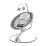 Pupa Wunderkid Rocker Stars Electric Rocking Chair for Babies 360° Swivel Seat, Soothing Motion Dark Gray From Birth to 9 kg - Pupa