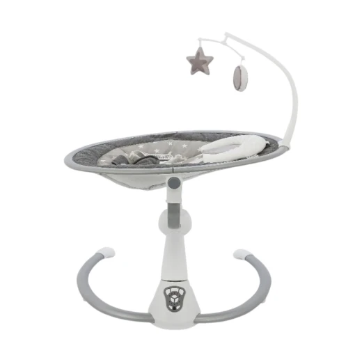 Pupa Wunderkid Rocker Stars Electric Rocking Chair for Babies 360° Swivel Seat, Soothing Motion Dark Gray From Birth to 9 kg - Pupa - Image 3