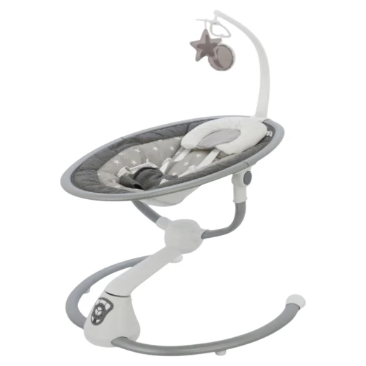 Pupa Wunderkid Rocker Stars Electric Rocking Chair for Babies 360° Swivel Seat, Soothing Motion Dark Gray From Birth to 9 kg - Pupa - Image 5